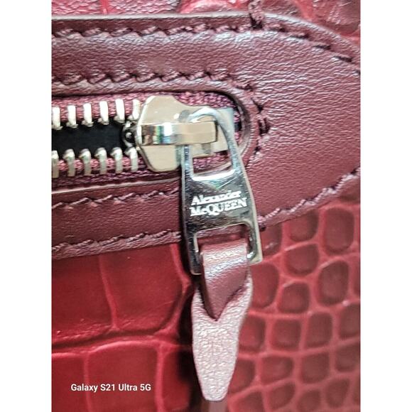 Alexander McQueen Leather/Tall Story/2Way/Tote Bag Red Women's - Picture 7 of 16